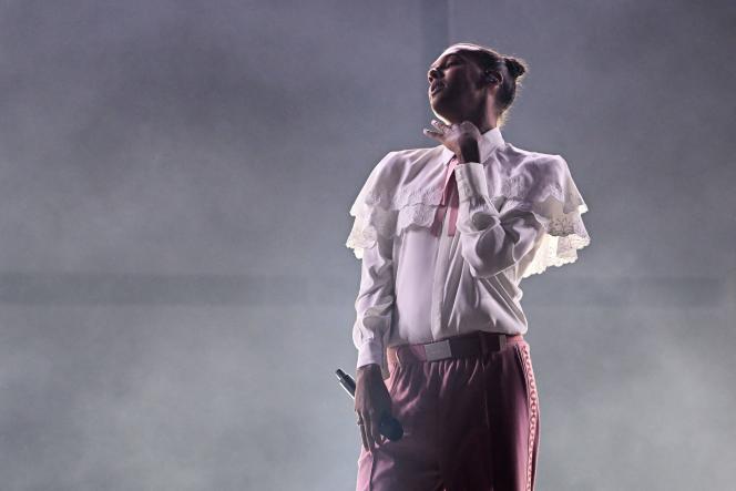 Stromae au festival Rock en Seine, à Saint-Cloud, près de Paris, le 28 août 2022.