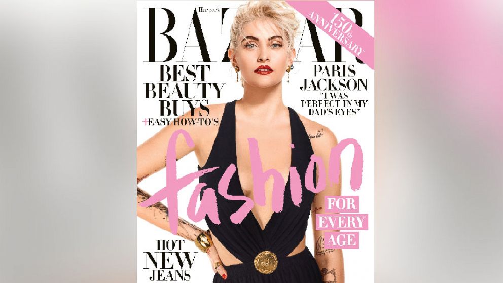 PHOTO: Paris Jackson appears on the April 2017 cover of Harper's Bazaar.