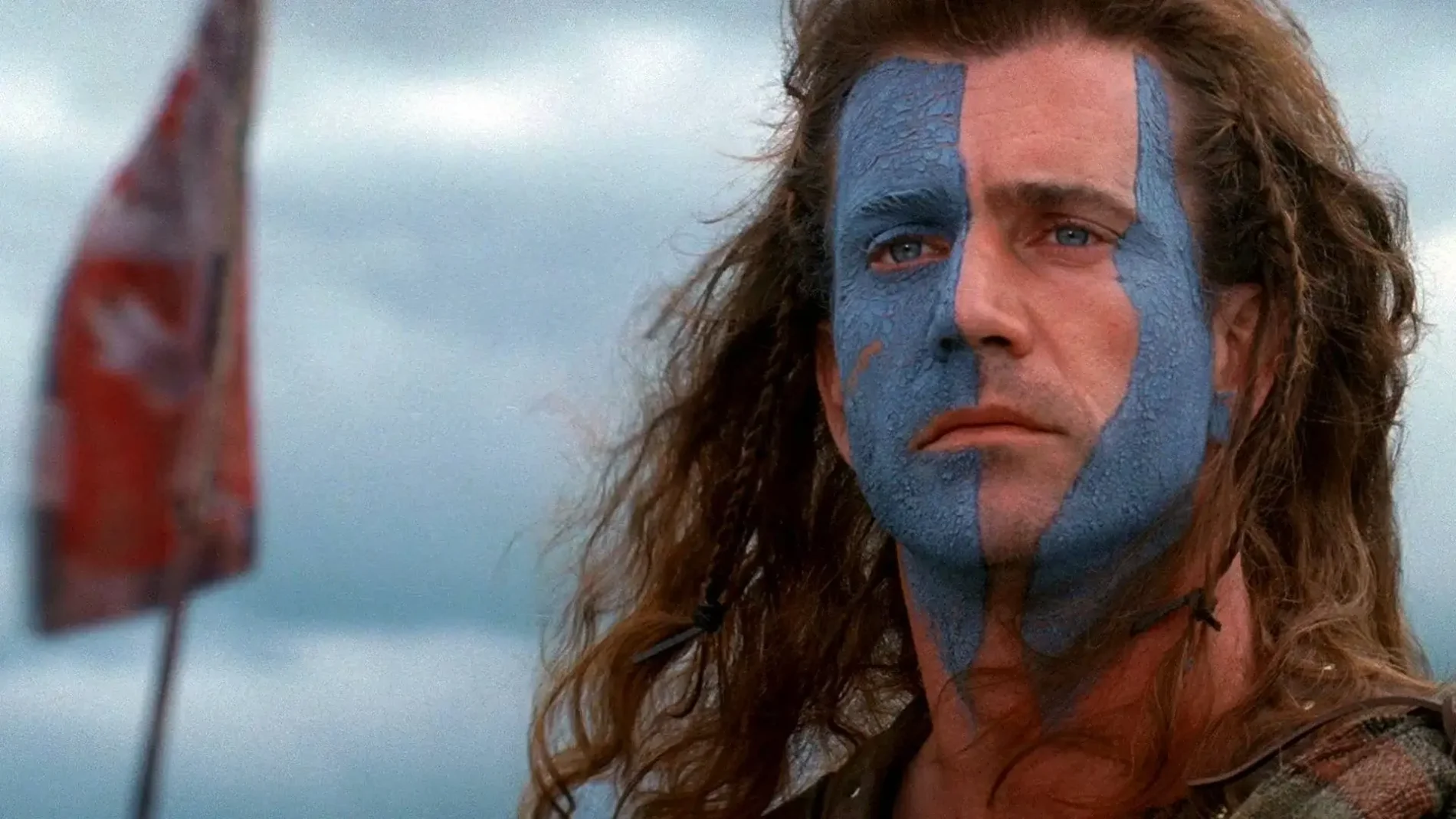 Mel Gibson as William Wallace in Braveheart (1995).