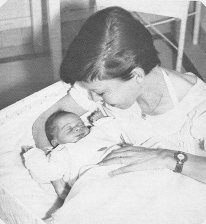 Mehdi el Glaoui et sa maman Cécile Aubry