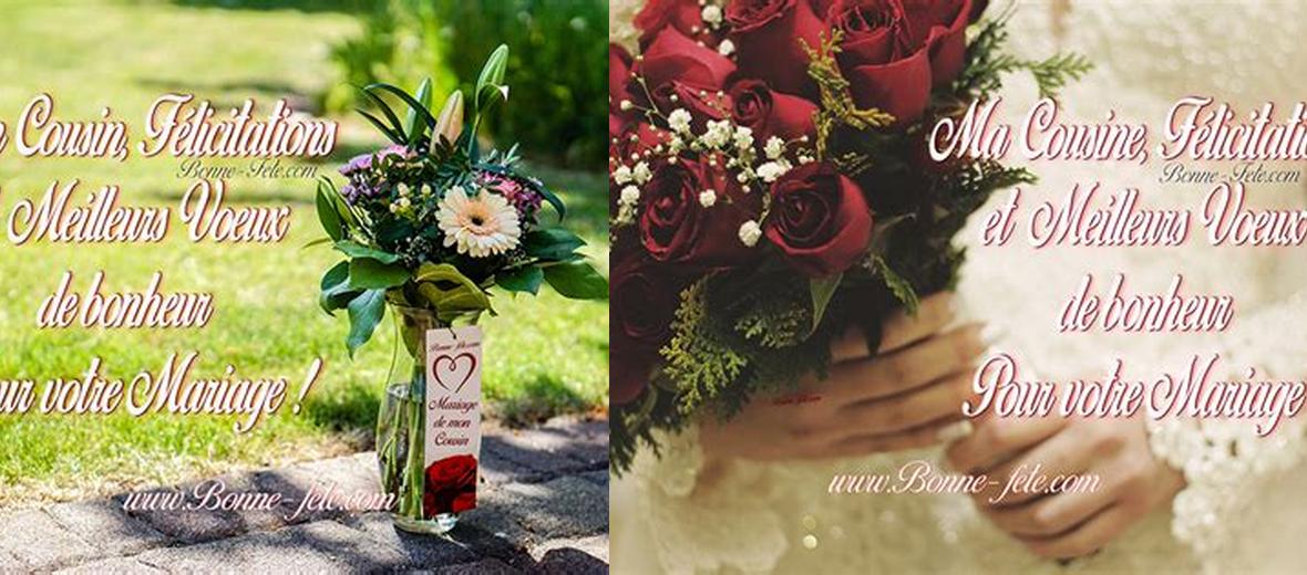 message mariage cousine