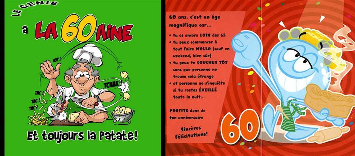 Quels textes humoristiques écrire pour l'anniversaire d'un homme de 60