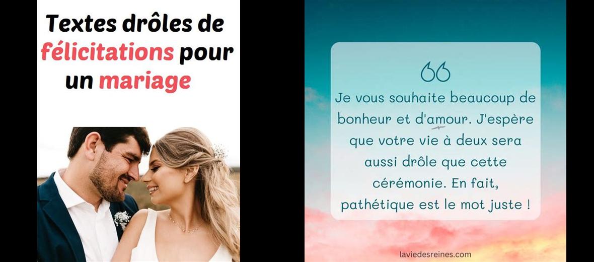 Comment écrire un texte rigolo pour féliciter les mariés : 30 idées