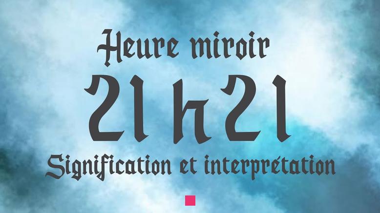 21h21 : Préparez-vous à l'amour avec cette heure miroir unique