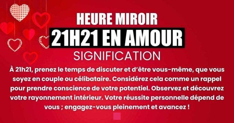 Décryptage de l'heure miroir 21h21 en amour: Symboles et interprétations