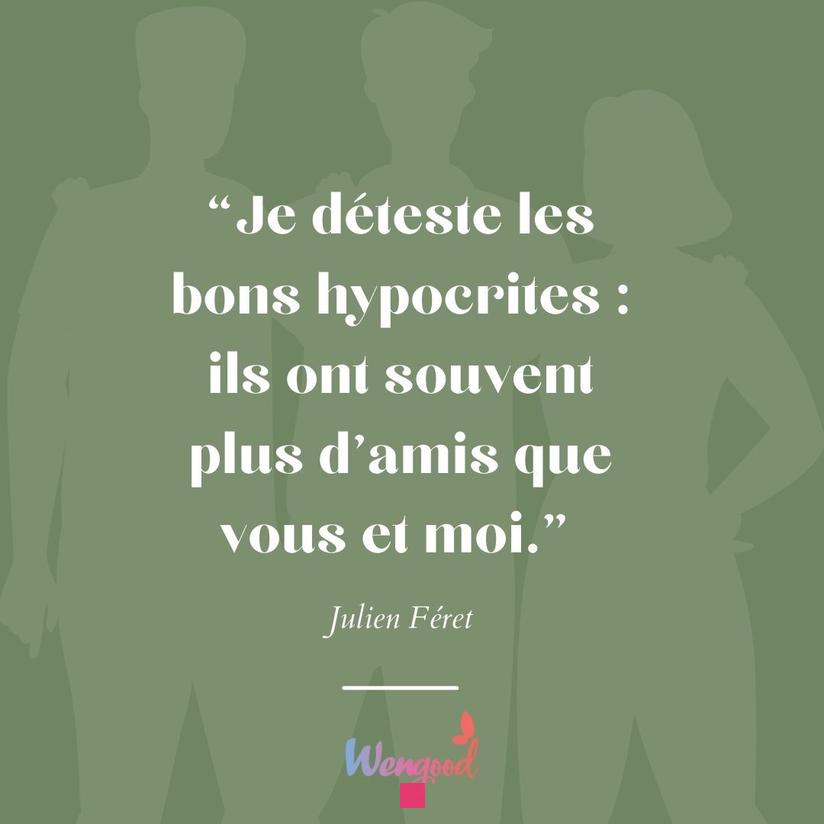 Citations percutantes sur l'hypocrisie familiale