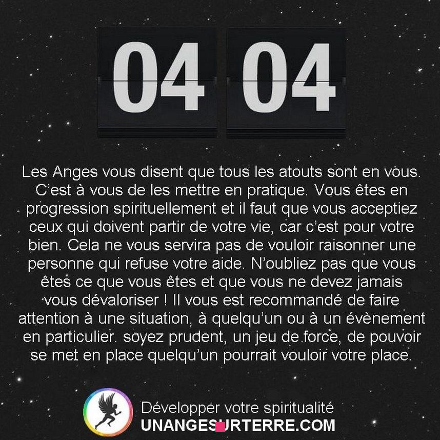 Révélation de 04h04 : Célibataire, Prêt pour l'Amour?