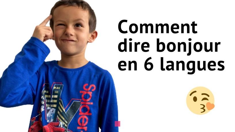 Comment dire bonjour en français ?