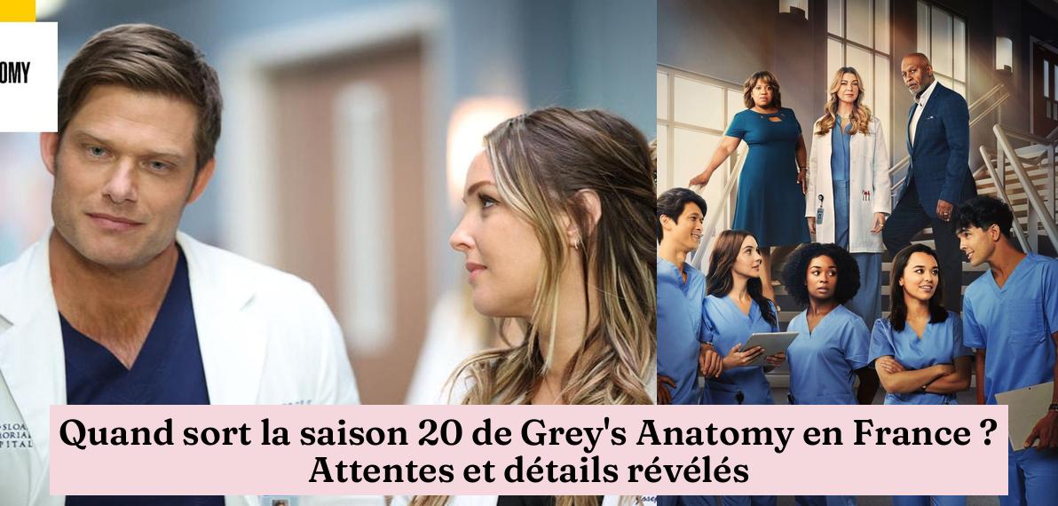 Quand sort la saison 20 de Grey